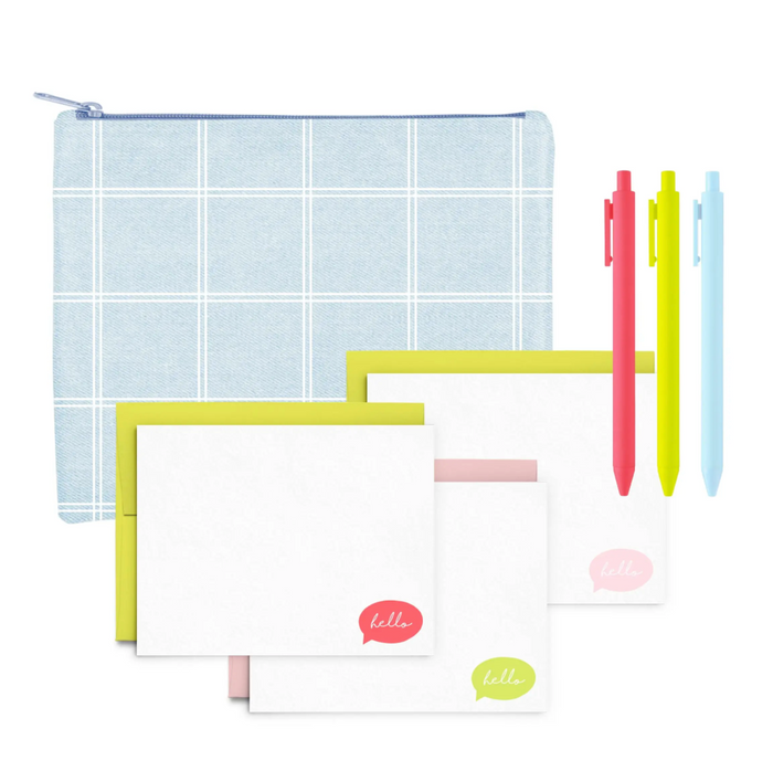 Stationery Kit Denim