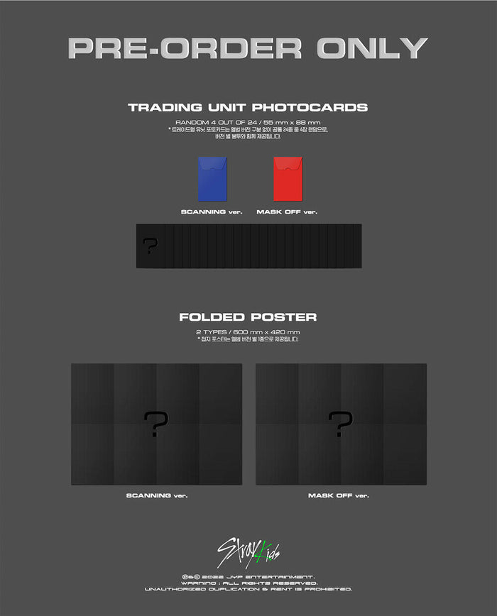 STRAY KIDS - ODDINARY [ STANDARD Version ] + P.O Benefit + Choose Version  (Free Shipping)