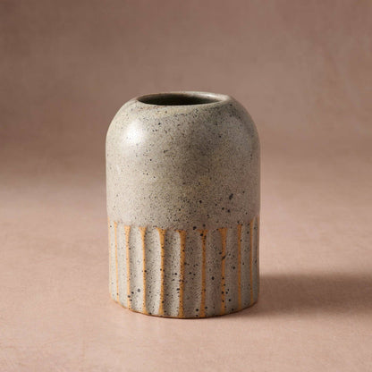 Sundara Fluted Ceramic Vase