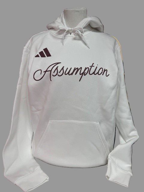 Sweatshirt - Hoodie - Adidas - White w/Assumption