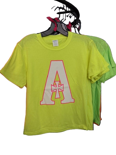 T-Shirt - Neon w/A - Variety of colors