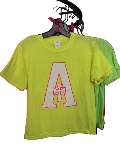 T-Shirt - Neon w/A - Variety of colors