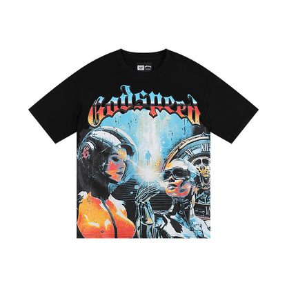 T-Shirt Godspeed Chosen One Layered Black | Streetwear