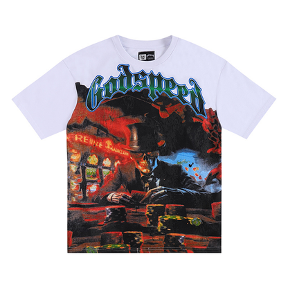 T-Shirt Godspeed Magician Playing Cards white | Streetwear