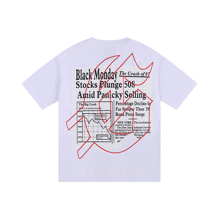 T-Shirt Godspeed skeleton reading newspapers | Streetwear