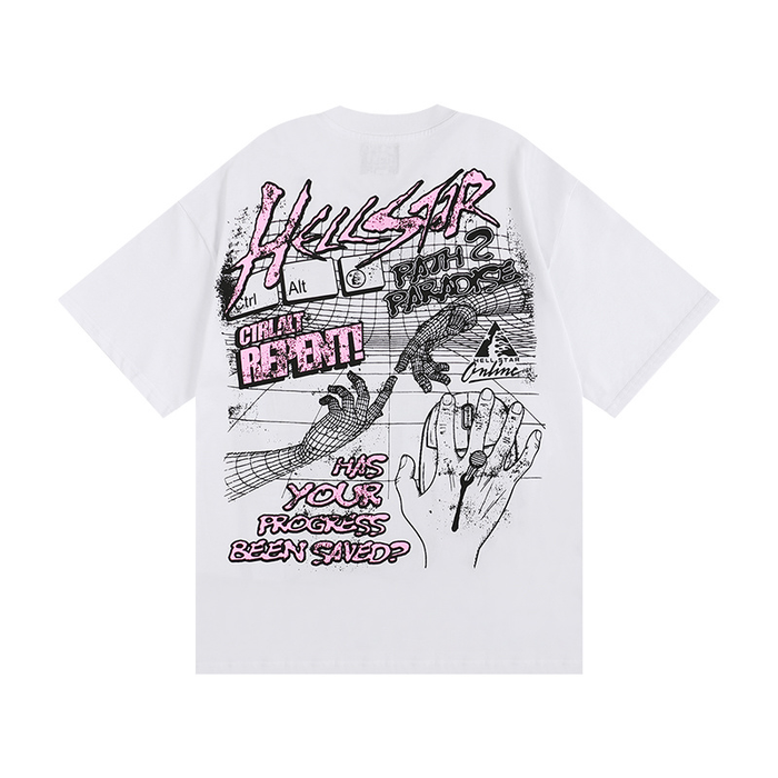 T-Shirt Hellstar Online white