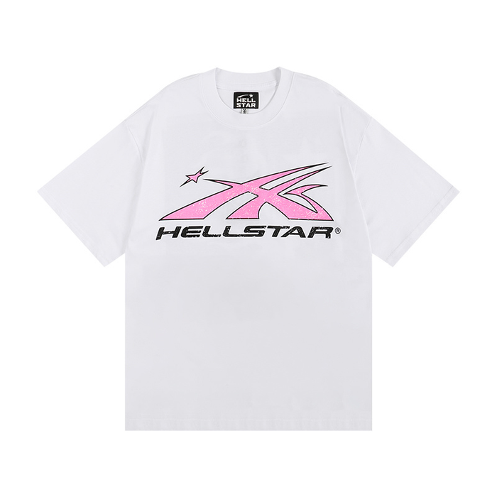 T-Shirt Hellstar Sport white/ pink