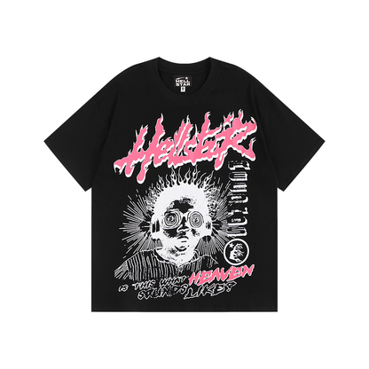 T-Shirt Hellstar Suicide Squad Pink | Streetwear