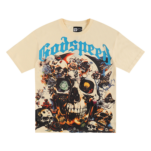 T-Shirt Rose Skeleton Godspeed | Streetwear