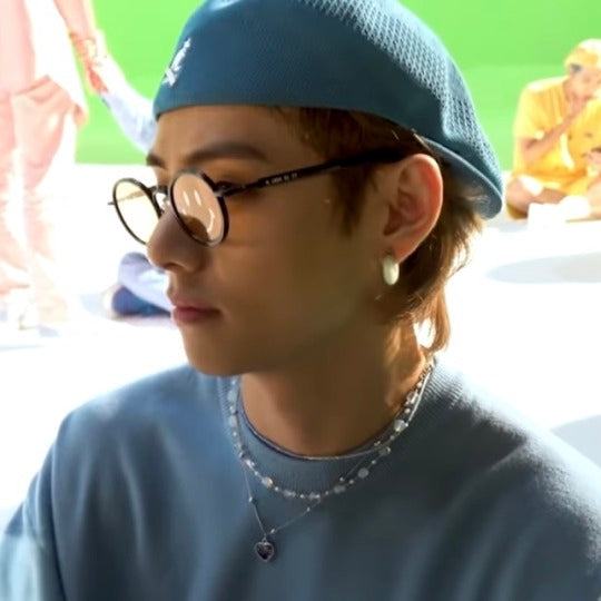 Taehyung’s Dynamite Style Heart Shape Necklace