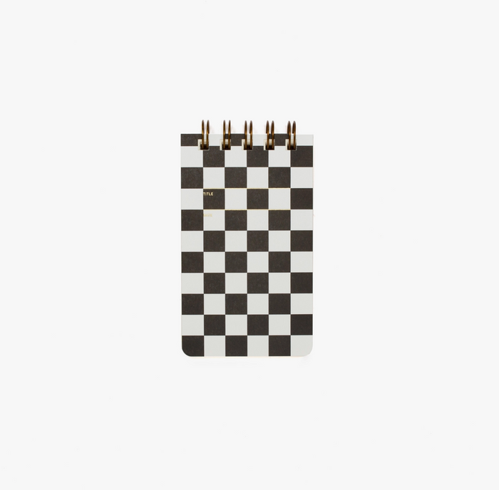 Task Pad - Checker Black