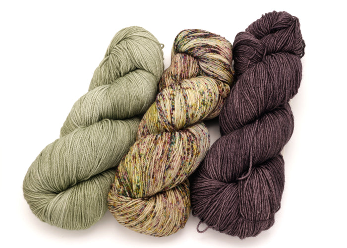 Malabrigo - Sock / Jasmine Myths & Eggplant
