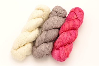 Malabrigo - Sock / Natural Pearl & Light of Love