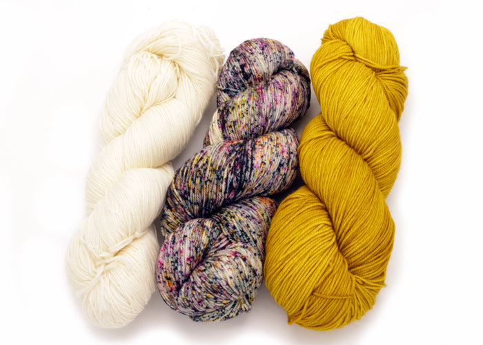 Malabrigo - Sock / Natural Baco & Frank Ochre