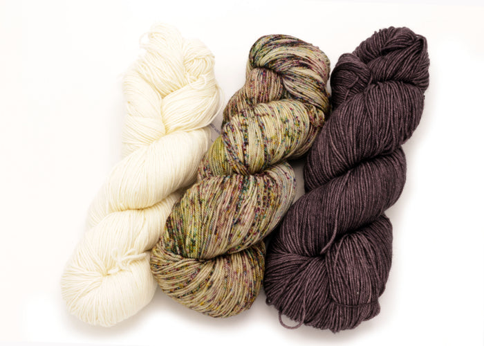 Malabrigo - Sock / Natural Myths & Eggplant