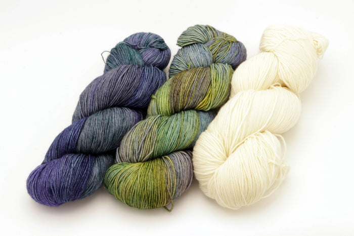 Malabrigo - Sock / Azules Indiecita & Natural