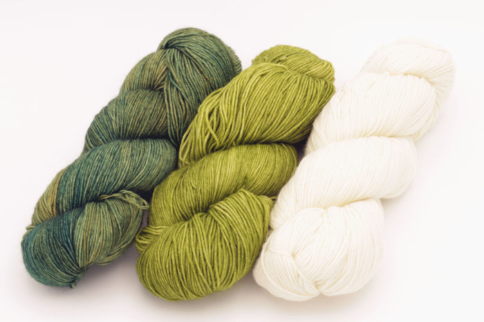 Malabrigo - Sock / Fresco Y Seco Lettuce & Natural