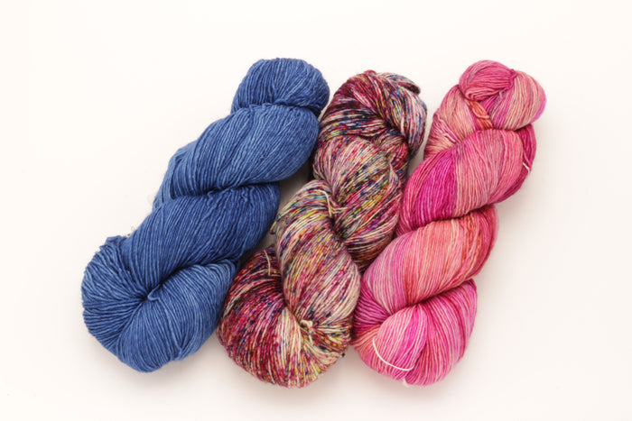 Malabrigo - Mechita / Impressionist Sky Atomic & English Rose