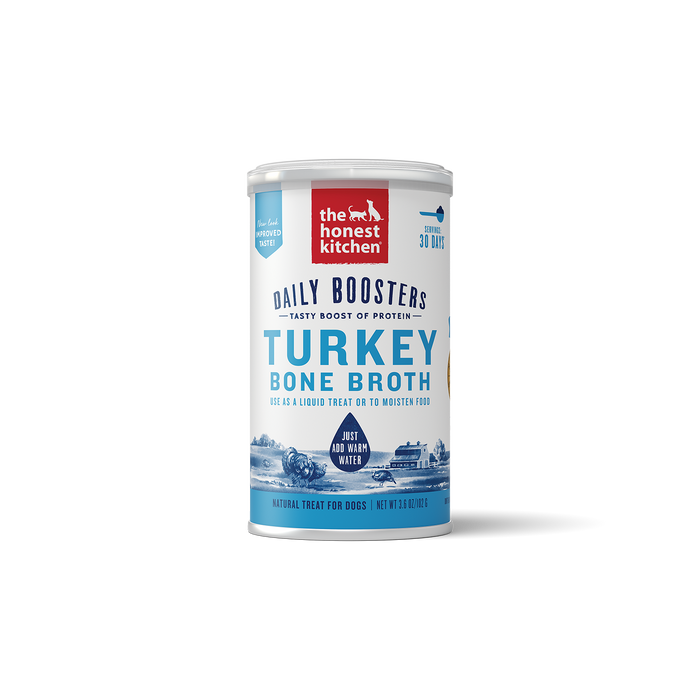 The Honest Kitchen Daily Booster Turkey Bone Broth for Dogs