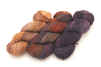 Malabrigo - Arroyo / Coffee Toffee Marte & Purpuras