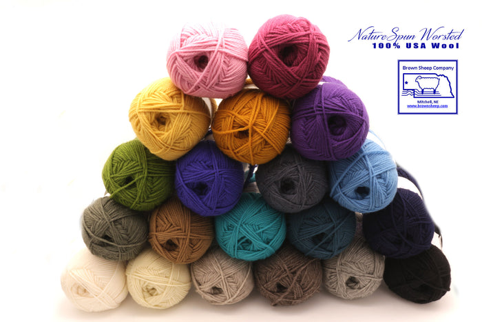 XS / Brown Sheep Co - NatureSpun Worsted / PRE-ORDER any 1 color