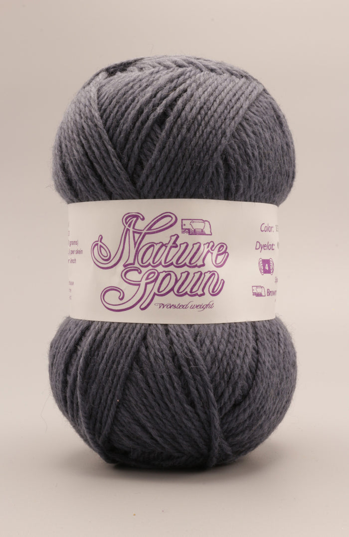 XS / Brown Sheep Co - NatureSpun Worsted / Blue Fog 133