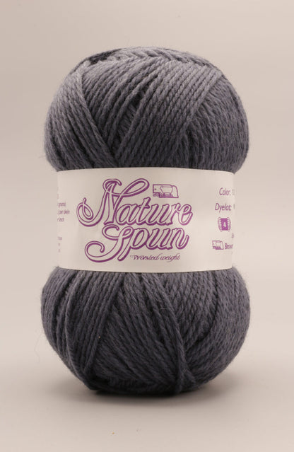 XS / Brown Sheep Co - NatureSpun Worsted / Blue Fog 133