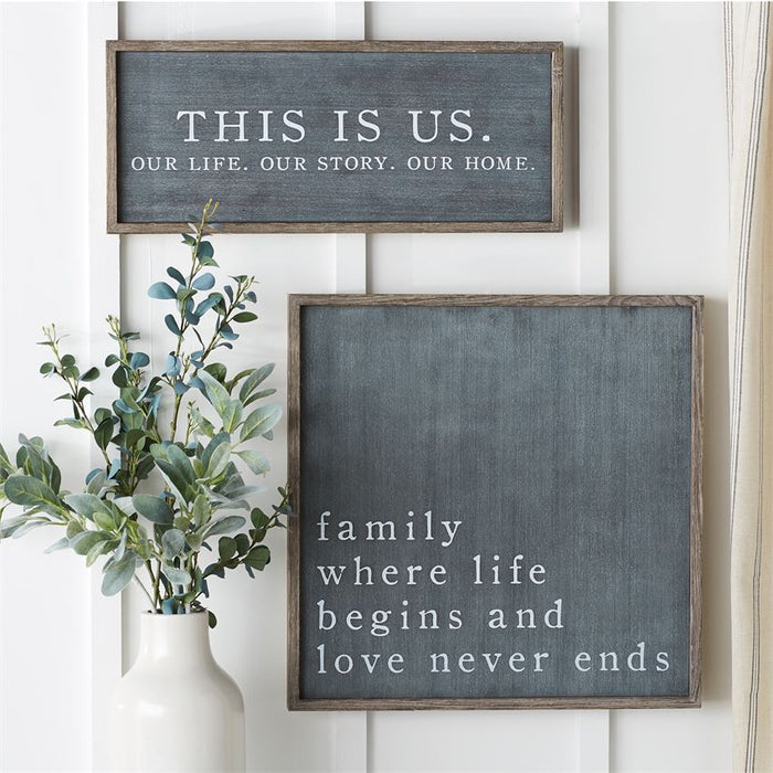 "This Is Us" Wood Sign