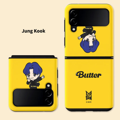 TinyTAN Official BUTTER Dual Guard Case Galaxy Z FLIP 3