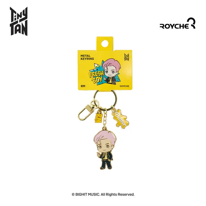 TinyTAN Official Metal Keyring Butter Ver.