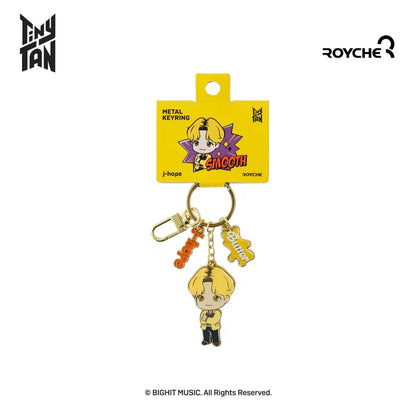 TinyTAN Official Metal Keyring Butter Ver.