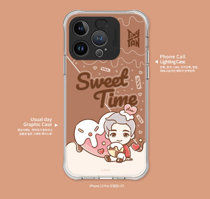 TinyTAN Official SWEET TIME Light up Phone Case (iPhone and Galaxy)