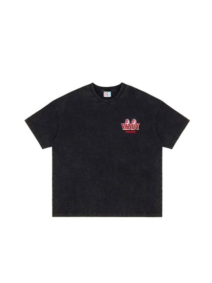 Vandy The Pink Cup Noodle Eye logo Tee Black