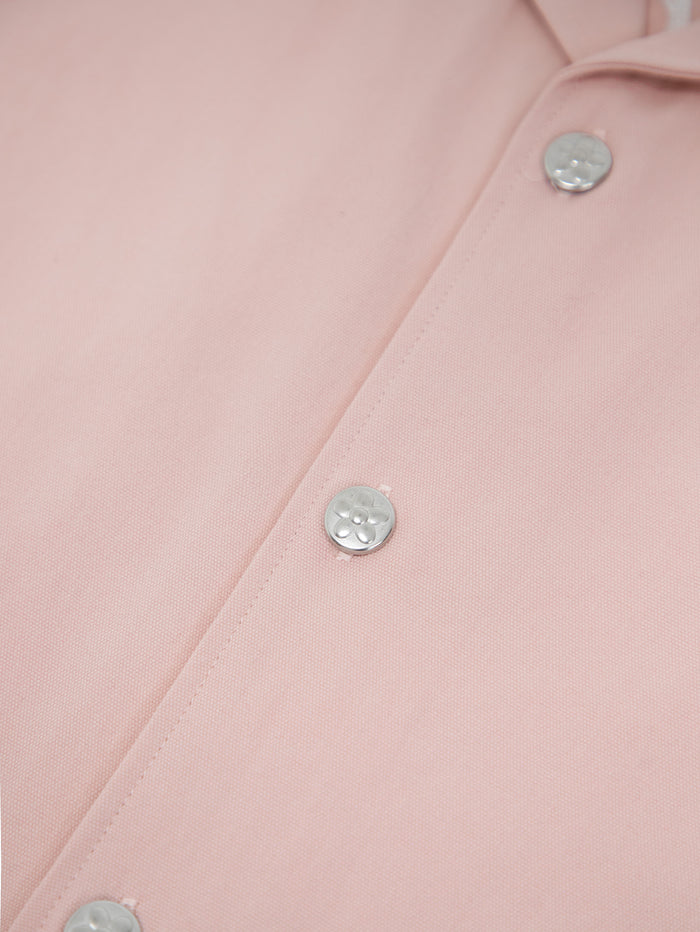 Vandy The Pink Rabbit Work Button Shirt Pink