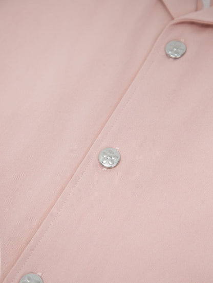 Vandy The Pink Rabbit Work Button Shirt Pink