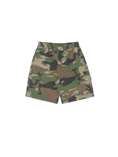 Vandy The Pink Woodland Camo Shorts Green