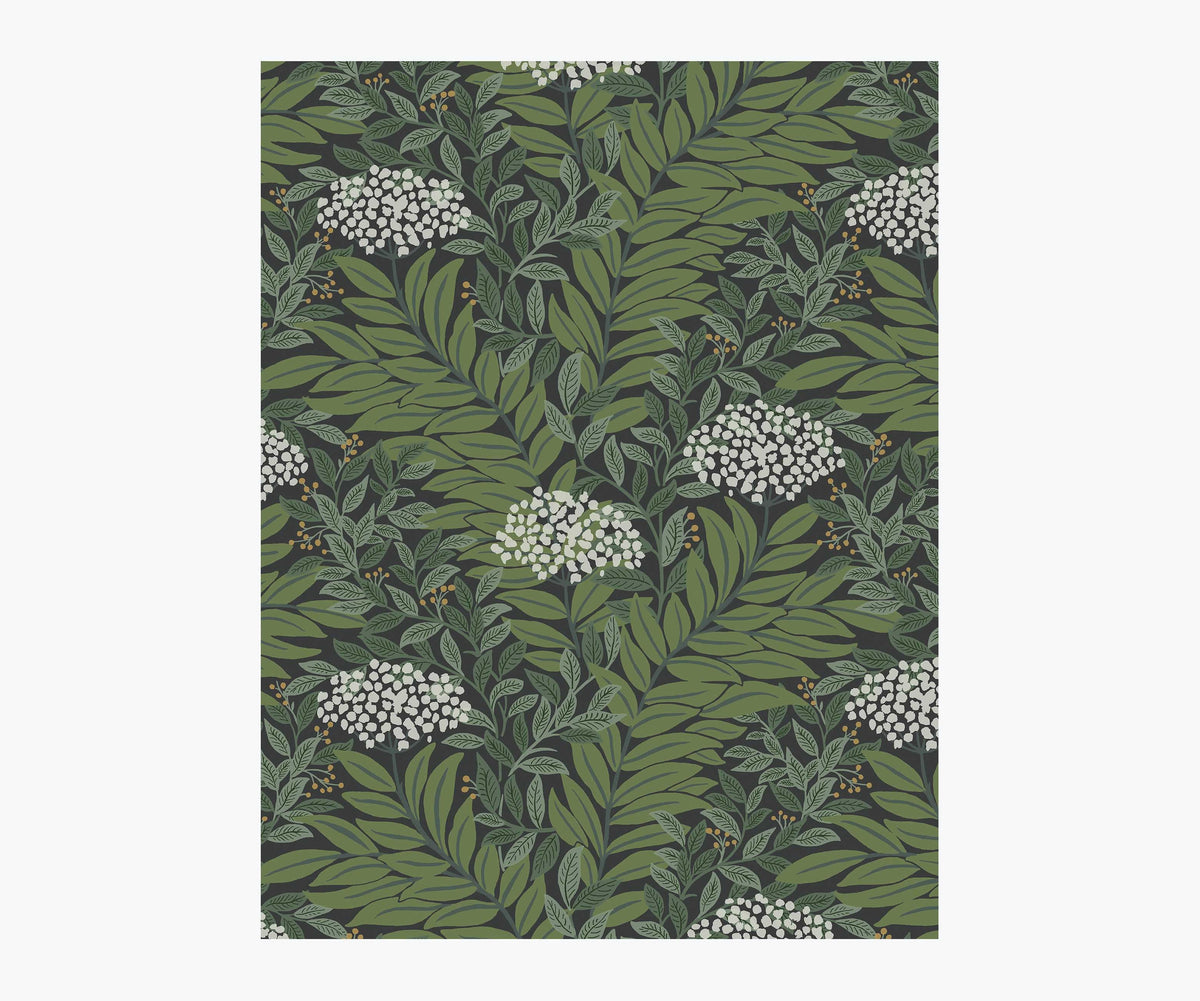 Highgrove Wallpaper Sample - Black