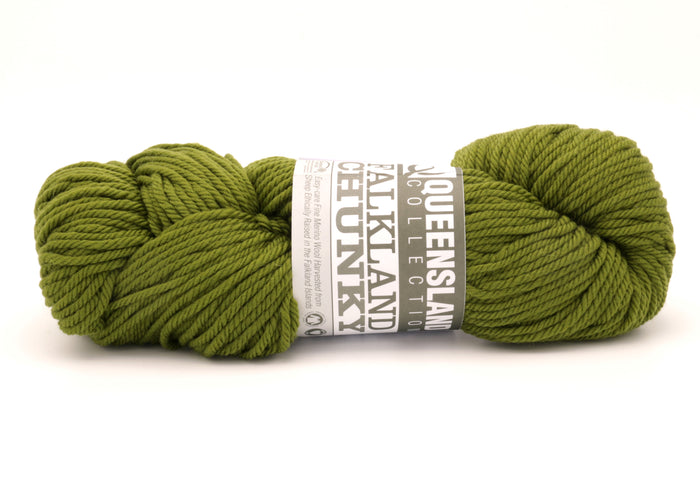 XS / Queensland - Falkland Chunky / Avocado 101