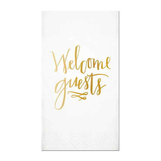 "Welcome Guests" Guest Towels