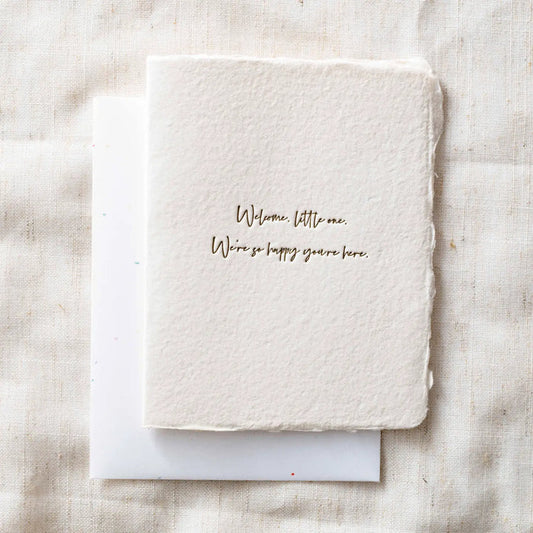 Welcome Little One- Greeting Card
