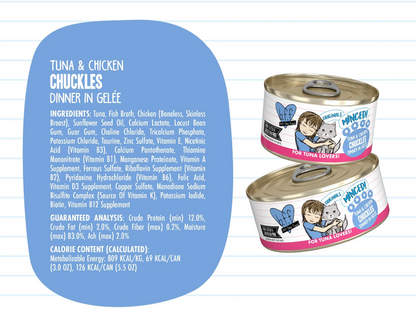 Weruva BFF Tuna & Chicken Chuckles Canned Cat Food