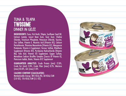 Weruva BFF Tuna & Tilapia Twosome Canned Cat Food