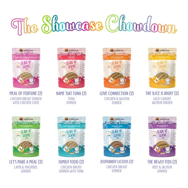 Weruva PATE Pouch Cat Food Variety Pack The Showcase Chowdown