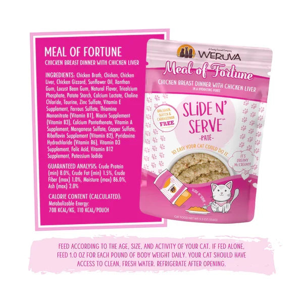 Weruva PATE Pouch Meal of Fortune Cat Food