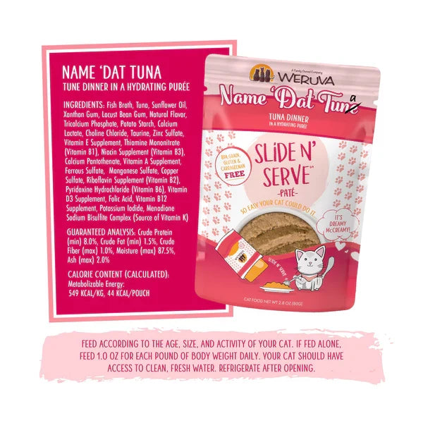 Weruva PATE Pouch The Name 'Dat Tuna Cat Food