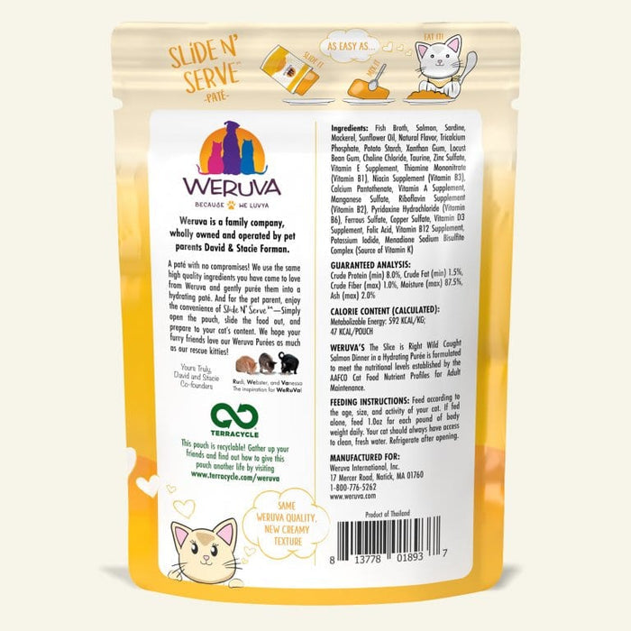 Weruva PATE Pouch The Slice is Right Cat Food