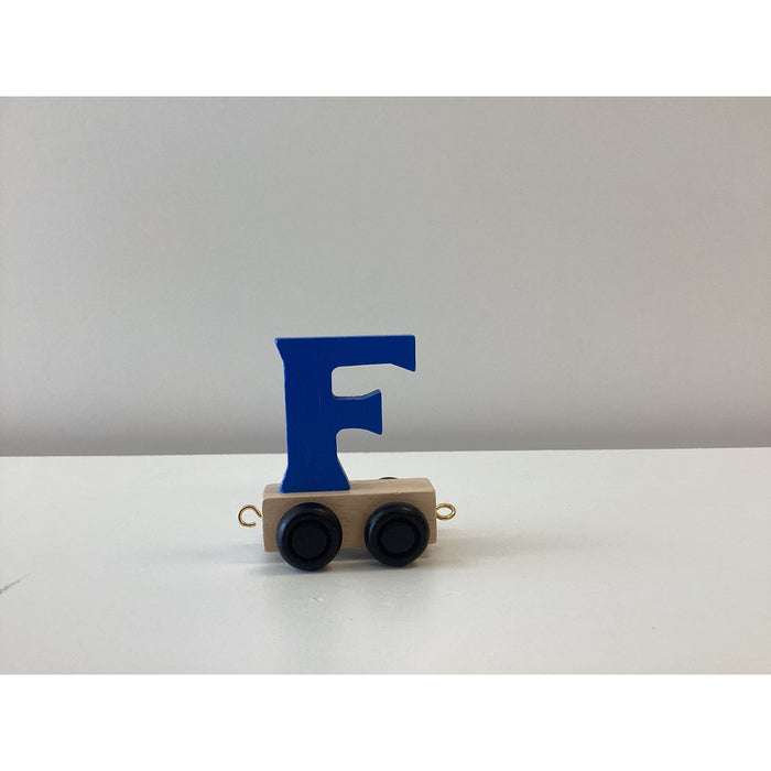 Wooden Name Train Letter F