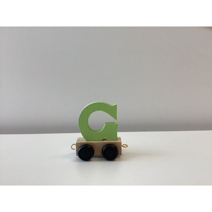 Wooden Name Train Letter G