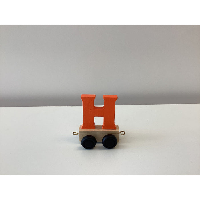 Wooden Name Train Letter H