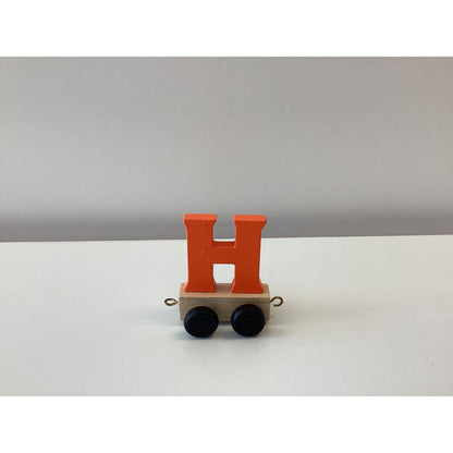 Wooden Name Train Letter H